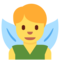 Man Fairy emoji on Twitter